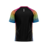 Scales Multicolour Black Running T-Shirt