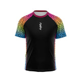 Scales Multicolour Black Running T-Shirt