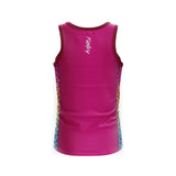 Scales Multicolour Pink Running Vest