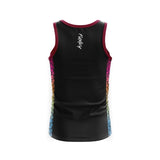 Scales Multicolour Black Running Vest